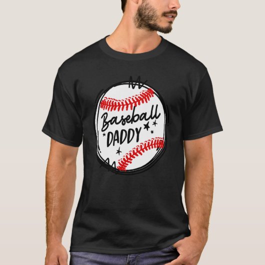 野球パパおばあちゃん女性クリスマス母ダ Tシャツ (正面)