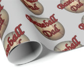 野球パパかわいい ラッピングペーパー (ロールコーナー)