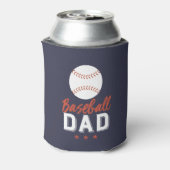 野球パパ誇りを持った選手キッドの父親 缶クーラー (缶裏面)
