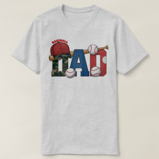 ⚾野球パパTシャツ – 誇りを持った & Sportyデザイン Tシャツ