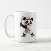 野球パンダ コーヒーマグカップ (左)