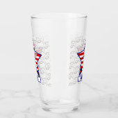 野球パーソナライズされたでスターストライプズ タンブラーグラス (左)