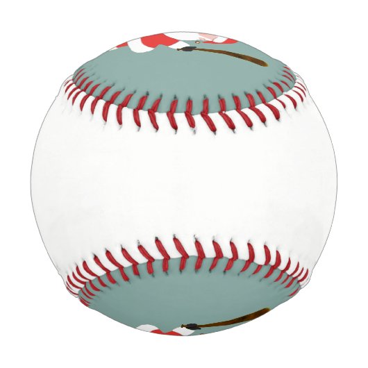 野球パーソナライズされたのクリスマス記念品 野球ボール (裏面)