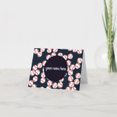 野球パーソナライズされたのノートカードが折られる サンキューカード (正面)