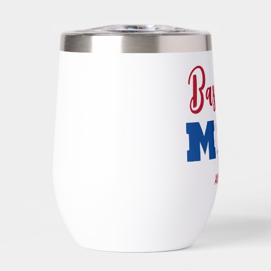 野球パーソナライズされたのママ名 (正面)