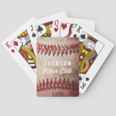 野球パーソナライズされたの写真 トランプ (裏面)
