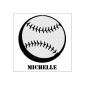 野球パーソナライズされたの名前 ラバースタンプ (インプリント)