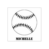 野球パーソナライズされたの名前 ラバースタンプ (インプリント)