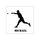 野球パーソナライズされたの名前 ラバースタンプ (インプリント)