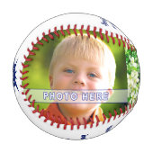 野球パーソナライズされたギフトパパ、1~3枚 野球ボール (正面左)