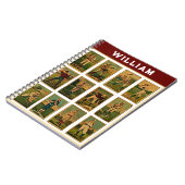 野球パーソナライズされたギフト ノートブック (左側)