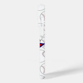 野球パーソナライズされたスターとストライプ Case-Mate iPhoneケース (裏面 / 左)