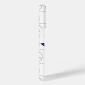 野球パーソナライズされたスターとストライプ Case-Mate iPhoneケース (裏面 / 右)