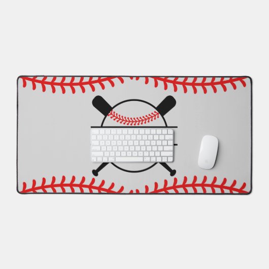 野球パーソナライズされたデザイン- Spカスタムのギフト デスクマット (キーボード&マウス)
