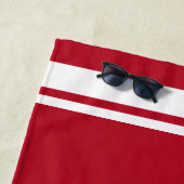 野球パーソナライズされたパパ父の日 ビーチタオル (インサイチュ)