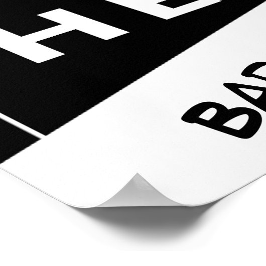 野球パーソナライズされたフォトカードポスター ポスター (角)