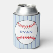 野球パーソナライズされたボール子供の誕生日パーティー 缶クーラー (缶正面)