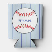 野球パーソナライズされたボール子供の誕生日パーティー 缶クーラー (正面)