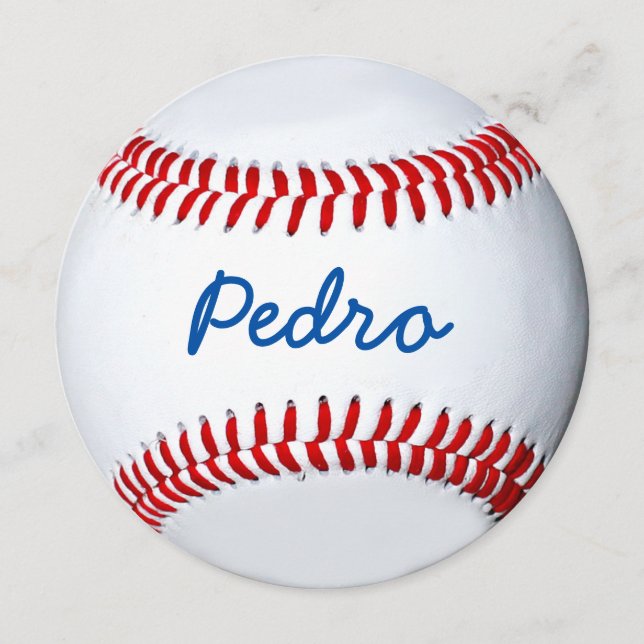 野球パーソナライズされた写真デザイン (正面)