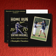 野球パーソナライズされた写真年名誕生日