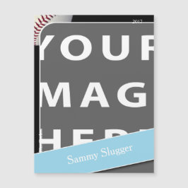 野球パーソナライズされた写真用磁石