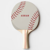野球パーソナライズされた卓球 卓球ラケット (裏面)