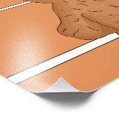 野球パーソナライズされた帽テディベアの男の赤ちゃん フォトプリント            (角)