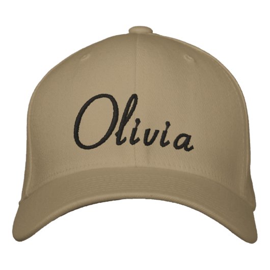 野球パーソナライズされた帽子男性へと子供 刺繍入りキャップ (正面)