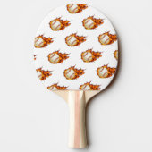 野球パーソナライズされた球発射こうもり 卓球ラケット (裏面)