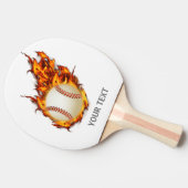 野球パーソナライズされた球発射こうもり 卓球ラケット (横)
