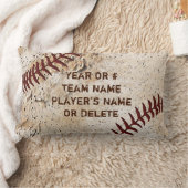 野球パーソナライズされた用枕腰、テキスト ランバークッション (ブランケット)