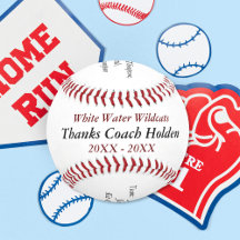 野球パーソナライズされた監督ありがとうギフト