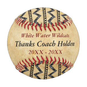 野球パーソナライズされた監督ありがとうギフト 野球ボール