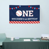 野球パーソナライズされた第1期パーティー 横断幕 (トレードショー)