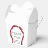 野球パーソナライズされた誕生日ありがとう フェイバーボックス (オープン)