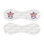 野球パーソナライズされた選手にストライプ主演する 野球ボール (パネル)