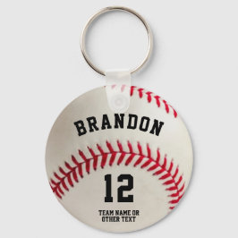 野球パーソナライズされた選手の名前 キーホルダー