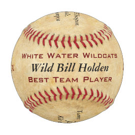 野球パーソナライズされた選手の表彰 野球ボール