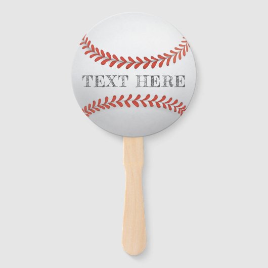 野球パーソナライズされた選手 ハンドファン (正面)