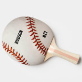 野球パーソナライズされた選手 卓球ラケット (横)