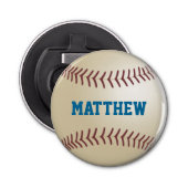 野球パーソナライズされた選手 栓抜き (正面)