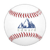 野球パーソナライズされた野球カスタムボール 野球ボール (裏面)