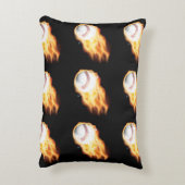 野球パーソナライズされた アクセントクッション (裏面(縦))