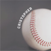 野球パーソナライズされた シール (正面)