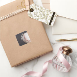 野球パーソナライズされた スクエアシール