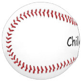 野球パーソナライズされた ソフトボール (正面左)