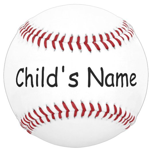 野球パーソナライズされた ソフトボール (正面)