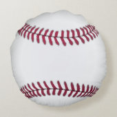 野球パーソナライズされた ラウンドクッション (裏面)