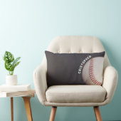 野球パーソナライズされた ランバークッション (椅子)