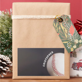 野球パーソナライズされた 長方形シール